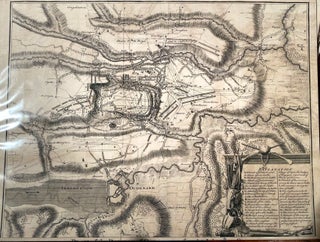 Item #018827 Plan of the Battle of Oudenard fought July 11 1708. tr Tindal Rapin