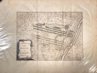 Item #018829 Plan of the Battle of Luzzara, August 15, 1702. War of the Spanish Succession