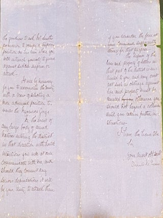 ALS from Donald McLean to Lt. Tuke