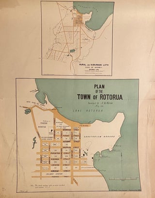 Item #018883 Plan of the town of Rotorua. A B. Morrow