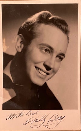 Item #018890 Signed photograph. Wally Boag
