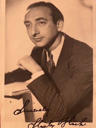 Item #018891 Signed photograph. Stanley Black