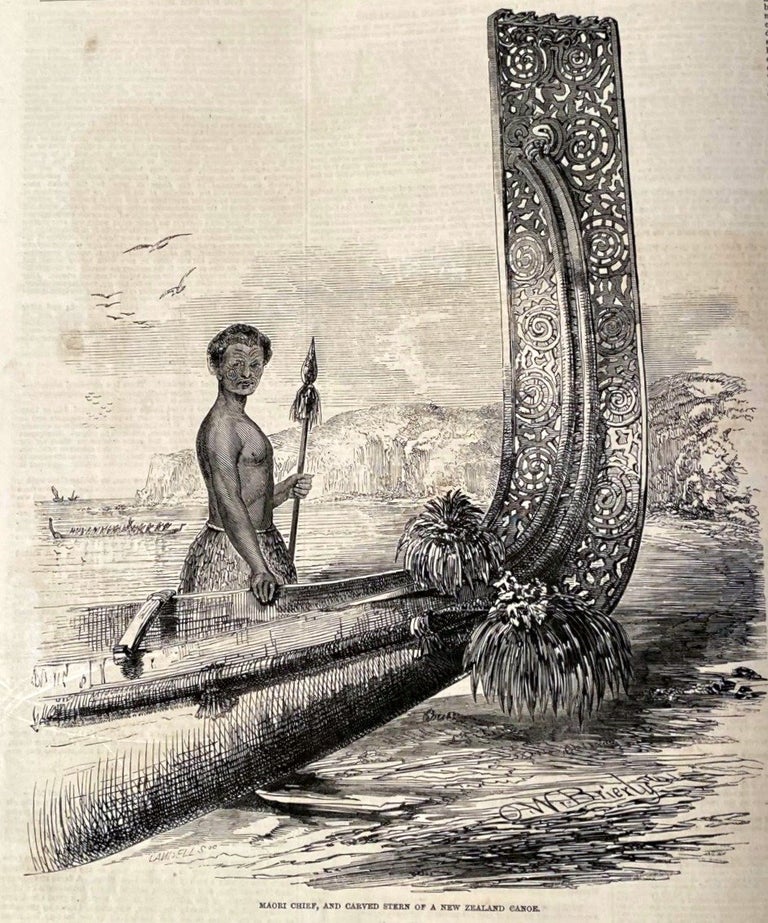 Item #018941 The Illustrated London News V 19, July-December. Crystal Palace. New Zealand 1851 Exhibition, Maori. China.