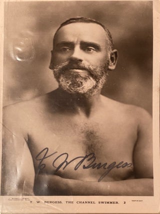 Item #018977 Signed photograph postcard. Thomas Burgess