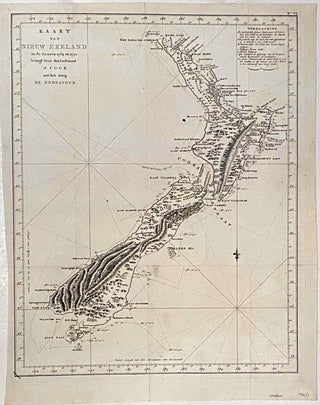 Item #019024 Kaarte van Nieuw Zeeland in der Jaaren 1769 en 1770 bezogt door den Luitenant J....