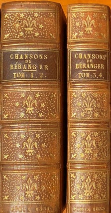 Item #019065 Chansons. Jean-Pierre de Beranger