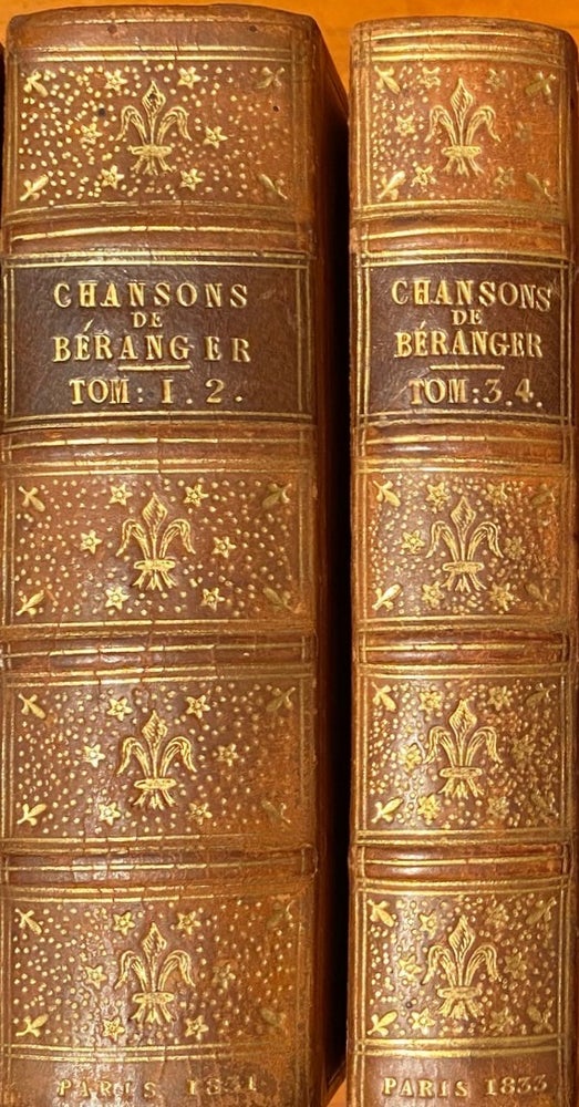 Item #019065 Chansons. Jean-Pierre de Beranger.