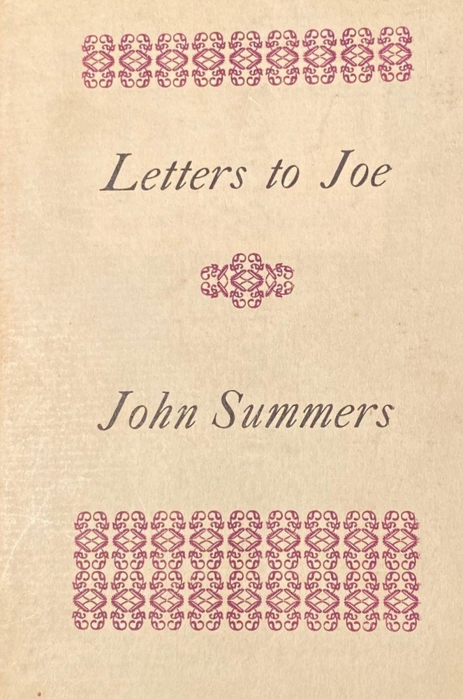 Item #019105 Letters to Joe. John SUMMERS.