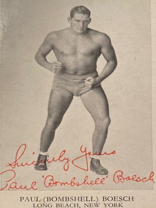 Item #019140 Signed photographic print. Paul Boesch, Bombshell