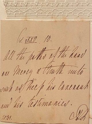Item #019196 Signature of Queen Adelaide. Queen Adelaide