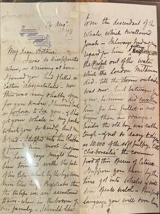 Item #019210 ALS: E W Cooke. E. W Cooke