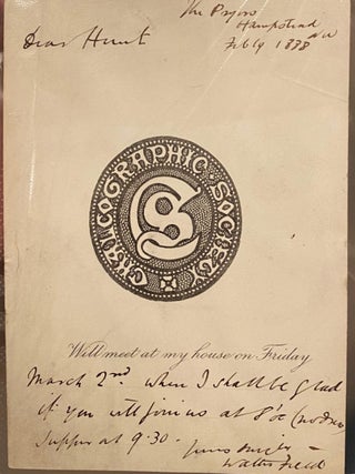 Item #019211 ALS: Walter Field. W. Field