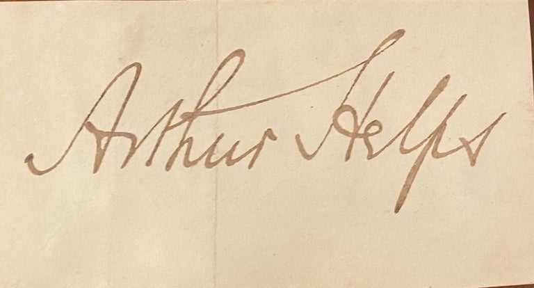 Item #019216 Autograph. Sir Arthur Helps.