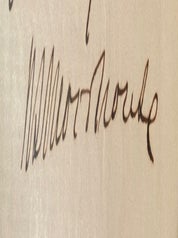 Item #019225 Signed paper slip. W. S Moorhouse