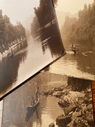 Item #019228 Three photographs of Wanganui River. F. G. photographer Radcliffe