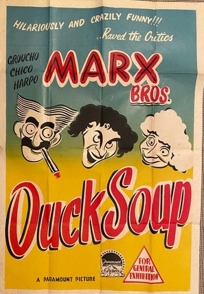 Item #019232 Hilariously and crazily funny.....raved the critics. Groucho, Chico, Harpo Marx...
