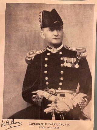 Item #019270 Signature Captain W E Parry. W. E. Parry, RN, CB