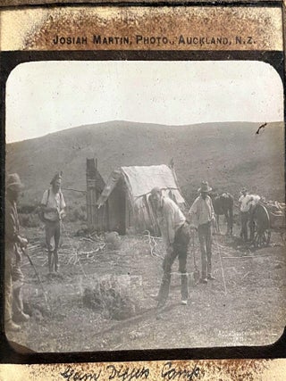 Item #019313 Glass slides of New Zealand scenes. Josiah Martin