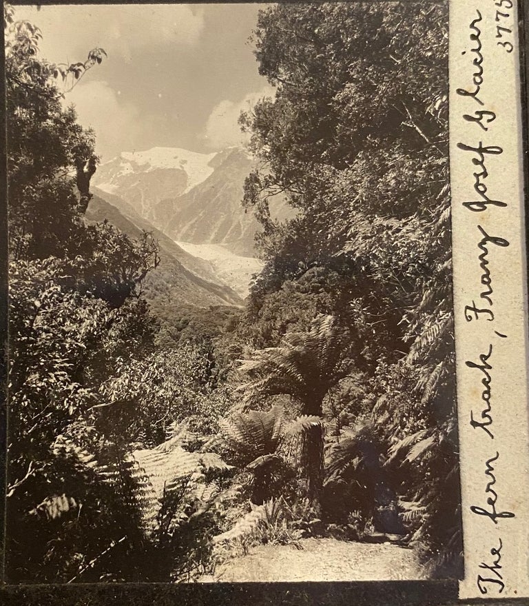 Item #019316 Glass slides of New Zealand glaciers and mountain scenery