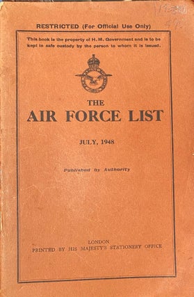 Item #019330 The Airforce List, July 1948