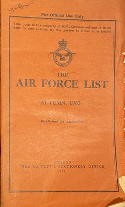 Item #019332 The Airforce List, Autumn, 1963