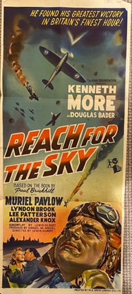 Item #019353 Reach for the Sky. Cinema poster. War film