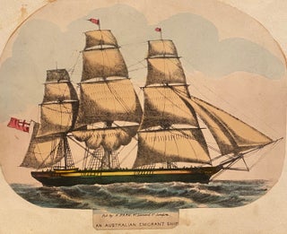 Item #019359 Emigrant ship, Australia