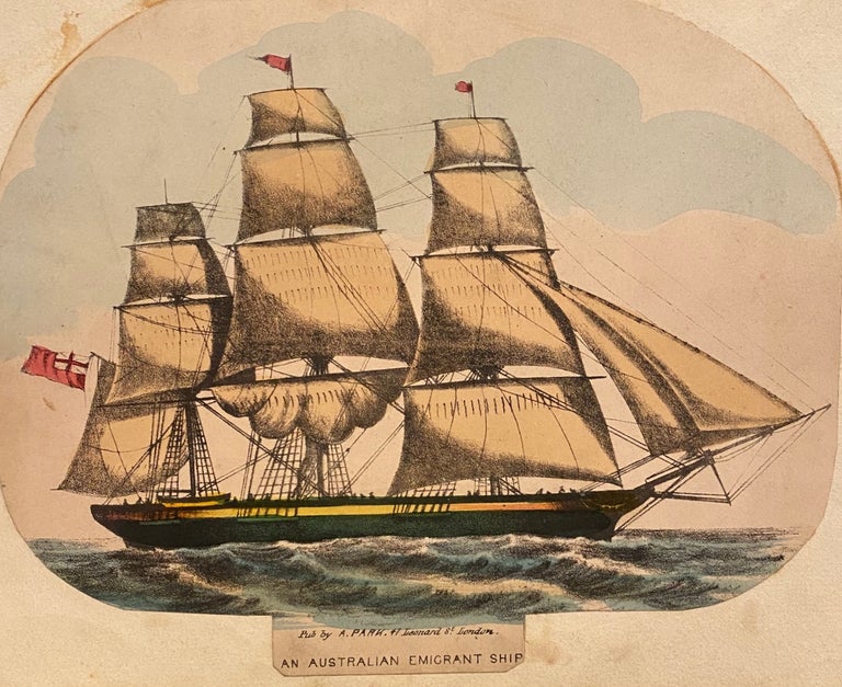 Item #019359 Emigrant ship, Australia