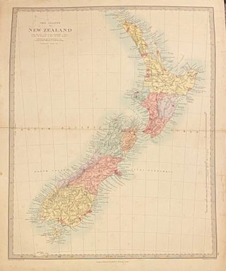 Item #019403 The Islands of New Zealand. New Zealand map