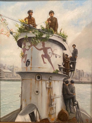 Item #019412 Submarine and sailors. G A. Campbell