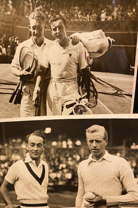 Item #019422 Champion tennis players of the 1930s. Wood McGrath, Perry, Crawford