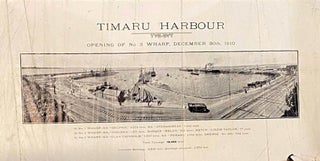 Item #019436 Timaru Harbour, Opening of No 3 Wharf, December 30th, 1910. Panorama print
