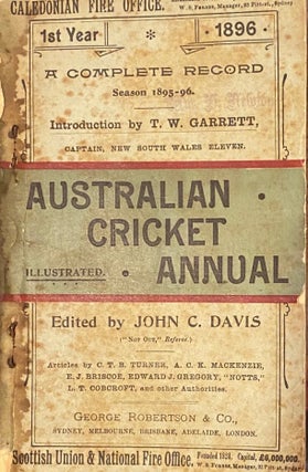 Item #019489 Australian Cricket Annual. A complete record of Australian cricket in 1895-6. John...