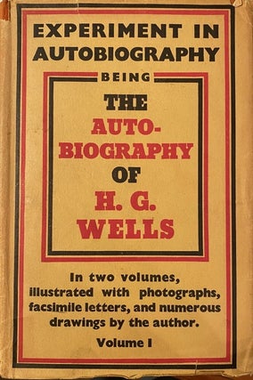 An Experiment in Autobiography, Discoveries and Conclusions of a very Ordinary Brain (since 1866)