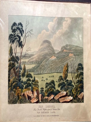 Item #019580 Ben Lomond, from Arnolds Heights, a part of Tasmans park. Van Diemens Land. J. Lycett