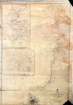 Item #019608 Manukau Harbour to Cape Egmont, New Zealand North Island 1849-1851. Admiralty...