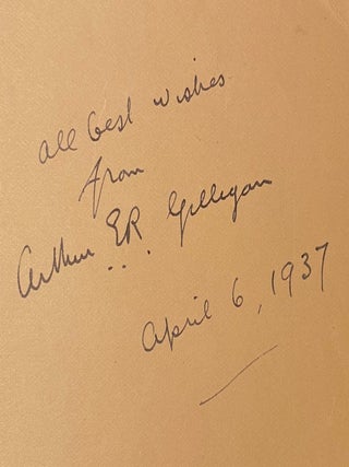Item #019621 Signature on slip. Arthur Gilligan