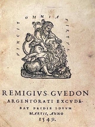 Item #019629 Alexandri Tralliani medici absolutissimi libri duodecim, Razae de Pestilentia...