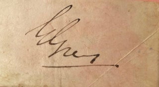 Item #019673 Signature of Sir George Grey. Sir George Grey