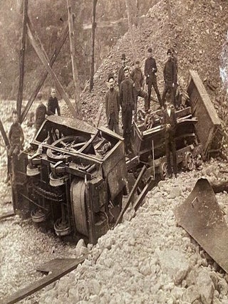 Photograph Album of the mining industry, West Coast, New Zealand