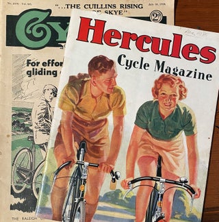 Item #019778 Cycling magazines from the 1930s. Cycling