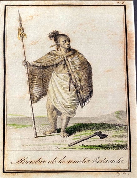 Item #019779 Membre de la nueba Zelanda. Early Maori Chief.