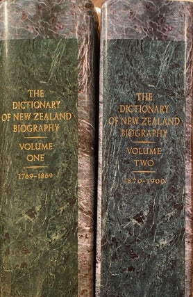 Item #019821 The Dictionary of New Zealand Biography Vols 1 and 2