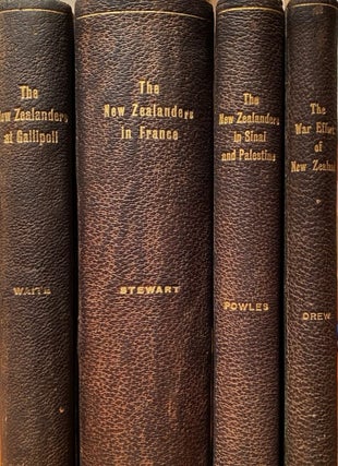 Item #019847 New Zealanders in the Great War. A set of four volumes