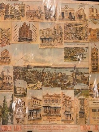 Advertising Poster, View of Auckland from Grand Hotel
