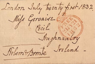 Item #019884 Signature of William Nelson. Earl Nelson William, Duke of Bronte