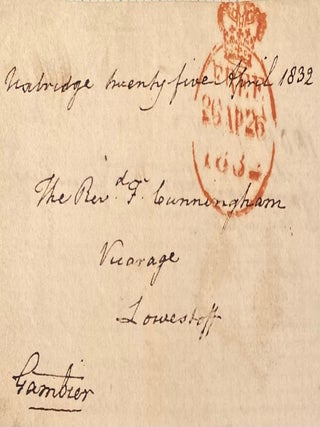Item #019886 Signature of Lord Gambier. Lord Gambier