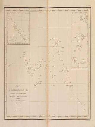 Item #019950 Carte de l'Archipel des Iles Viti. Reconnues par le Capne. De Frigate Dumont...