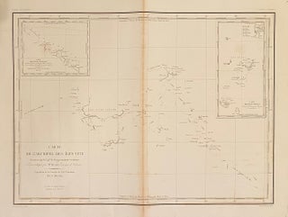 Item #019950 Carte de l'Archipel des Iles Viti. Reconnues par le Capne. De Frigate Dumont...