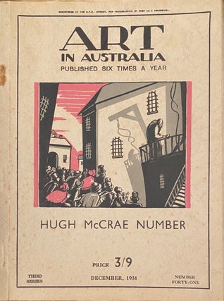 Item #019961 Art in Australia, Third Series, No. 41, December1931. Sydney Ure Smith, Leon Gellert